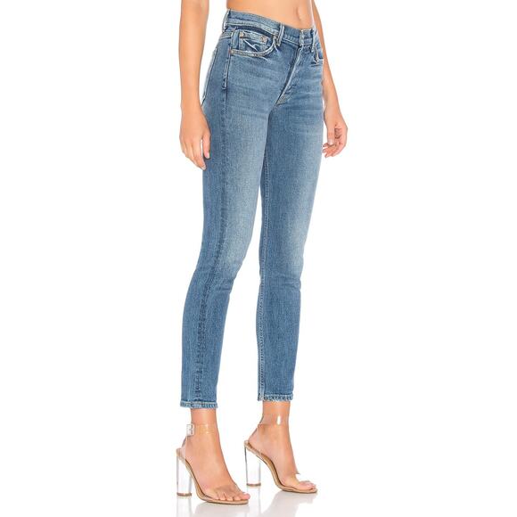 GRLFRND Karolina high rise skinny cropped jeans in Groovy Situation Size 29 NEW - Picture 5 of 10